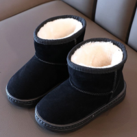 儿童雪地靴批发外贸2022冬季新款男女童棉鞋厂家加厚保暖童雪地靴
